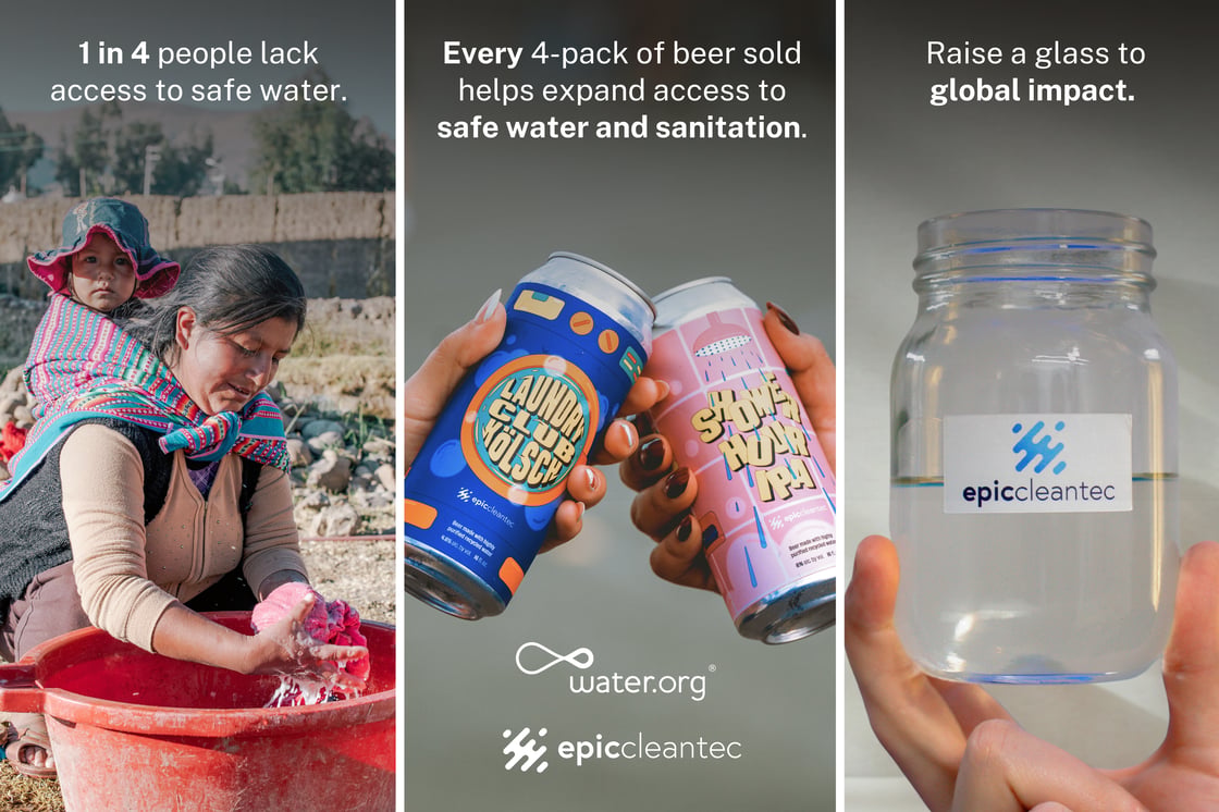 Epic partners with Water.org to expand access to safe water and sanitation worldwide